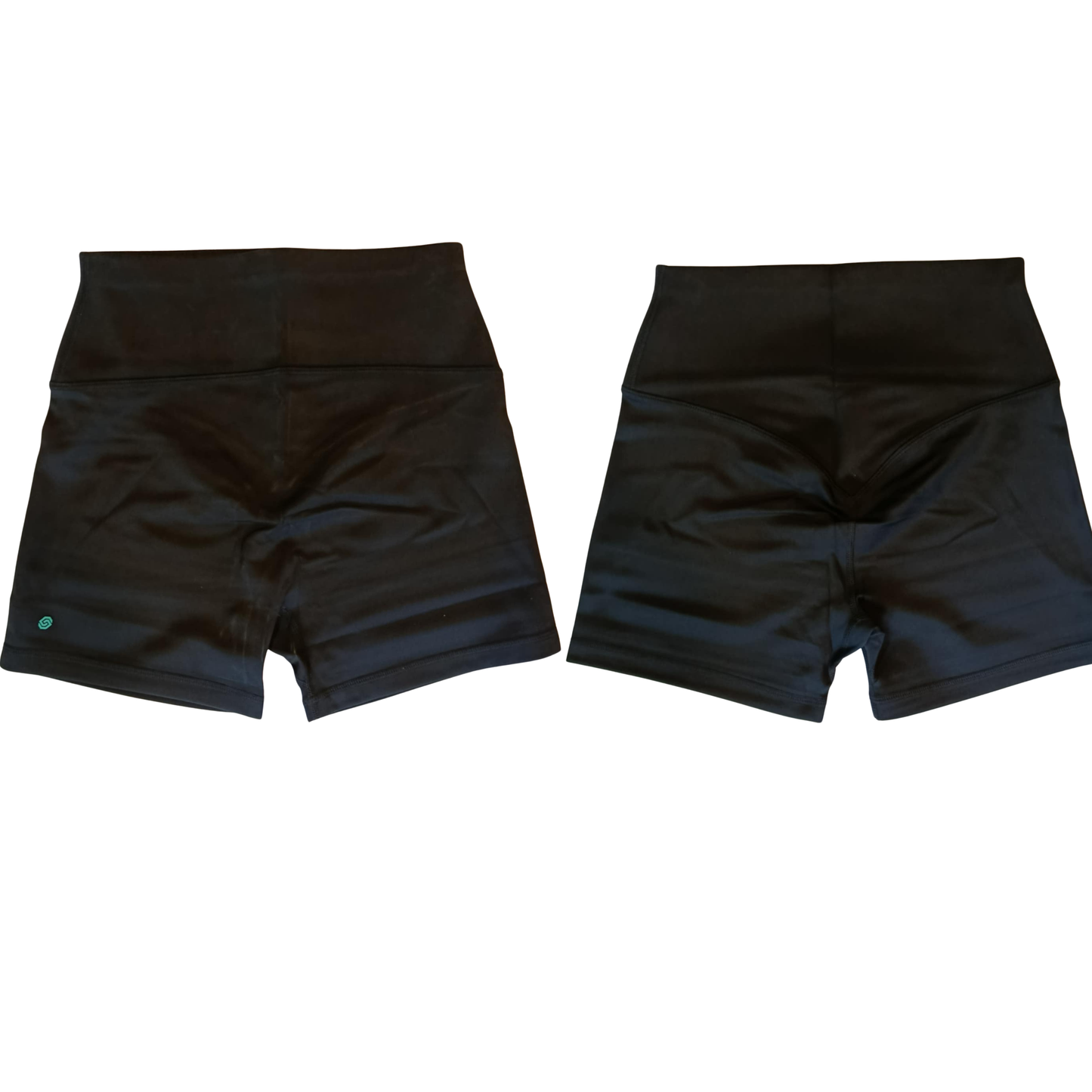 Lay Flat of the HUDL women's squash biker shorts – XTPro fabric high-performance fit