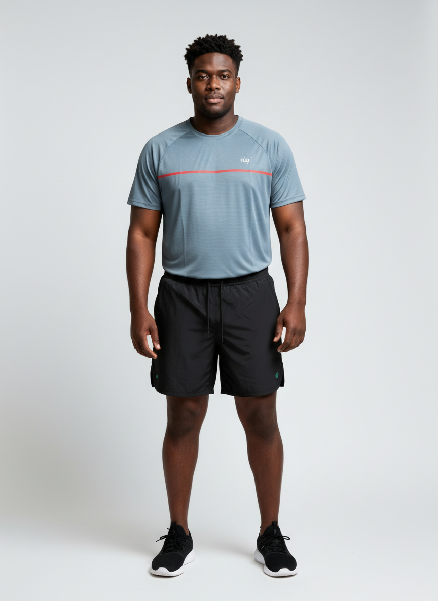 Front view of a man wearing the Paul Coll men's squash 2-in-1 shorts 2026 – XTPro fabric, built-in liner, co-designed with World #2
