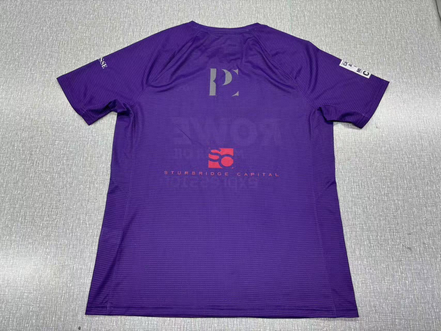 Paul Coll Signature Squash Shirt – Pro-Grade Silver Tech Fabric | Fast-Wicking & Breathable
